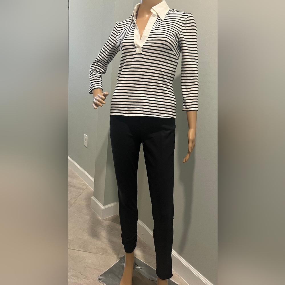 Elie Tahari "Selena" Black Denim Jean's in Size 2    NWT